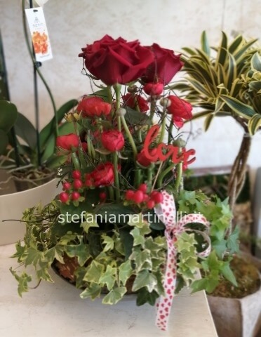 Composizione rose
