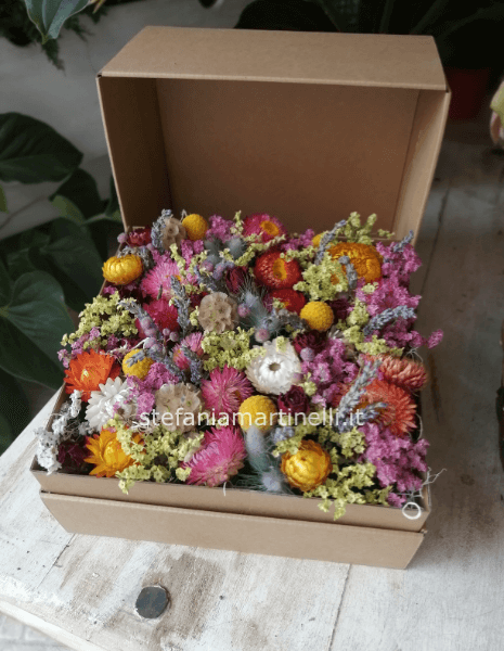 Flower box fiori essiccati