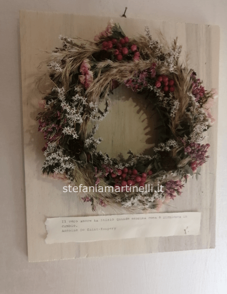 coroncina fiori secchi