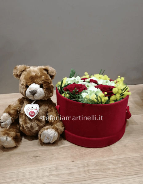 flower box + orsacchiotto